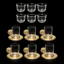TEA CUP 18PCS SET FG820-18 NI/MG