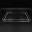 صينية تقديم الأكريليكية 39.2×26.1 سم