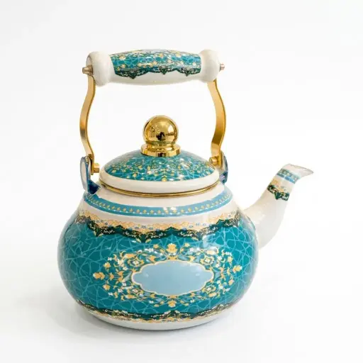 [6968254605560-1] ENAMEL COATED TEAPOT 2.5L IN:20283