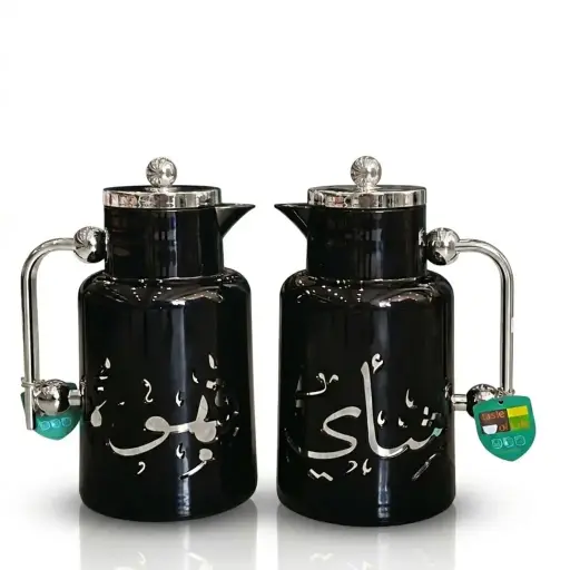[6951020195938] VACUUM JUG  FLASK 1.0L BLACK/SLIVER IN:EJS-2502 HY260018-2