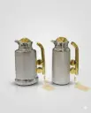 VACUUM FLASK GOLDEN/SLIVER  1L + 0.7L 2PCS/SET YBIA IN:HY260018-3