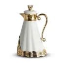 VACUUM FLASK 1.0L GOLDEN/WHITE MAY FLOWER IN:HY260018-5