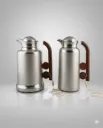 VACUUM FLASK SILVER 1L + 0.7L 2PCS/SET YBIAN IN:HY260018-9