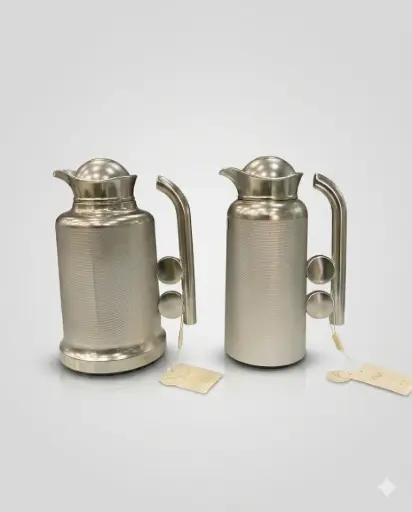 [6900250825016] VACUUM FLASK SILVER 1L + 0.7L 2PCS/SET YBIAN IN:HY260018-10